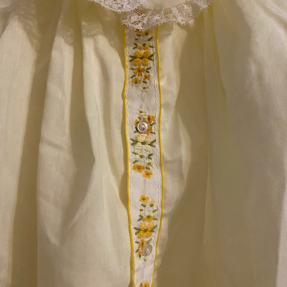 Vintage Embroidered Dress - Size 0/3 Months - Picture 4 of 12